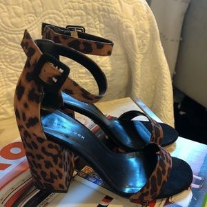 ASOS Leopard Block Heel